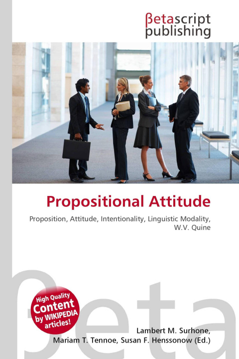 Kniha Propositional Attitude Mariam T. Tennoe