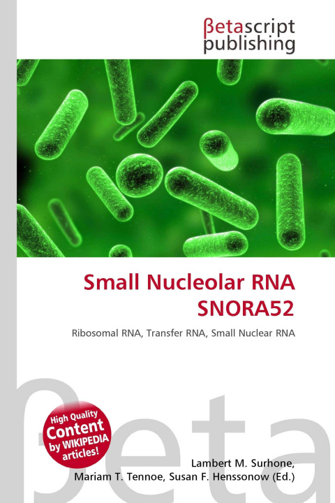 Kniha Small Nucleolar RNA SNORA52 Mariam T. Tennoe