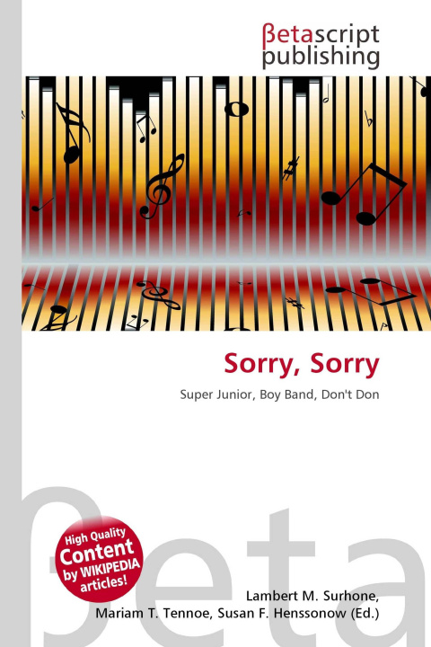 Kniha Sorry, Sorry Mariam T. Tennoe