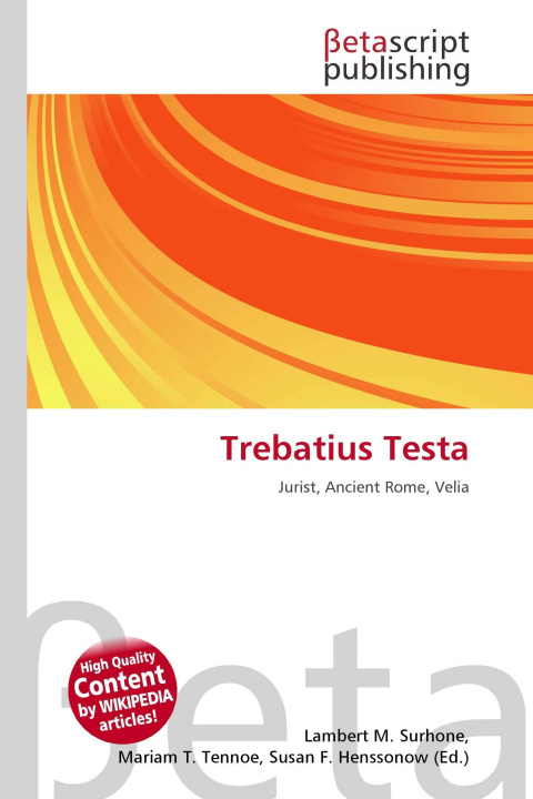 Kniha Trebatius Testa Mariam T. Tennoe
