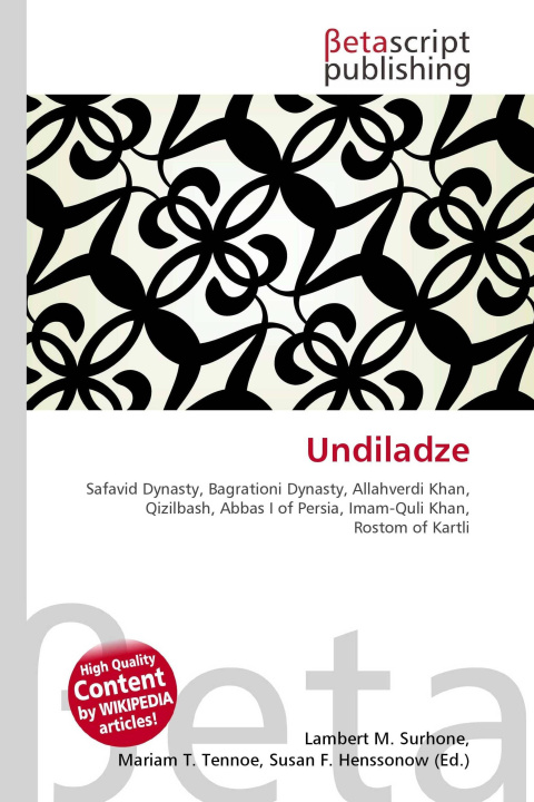 Kniha Undiladze Mariam T. Tennoe
