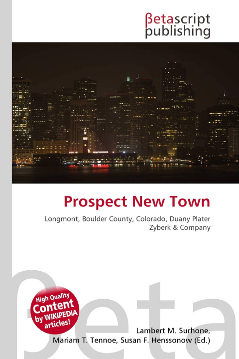 Kniha Prospect New Town Mariam T. Tennoe