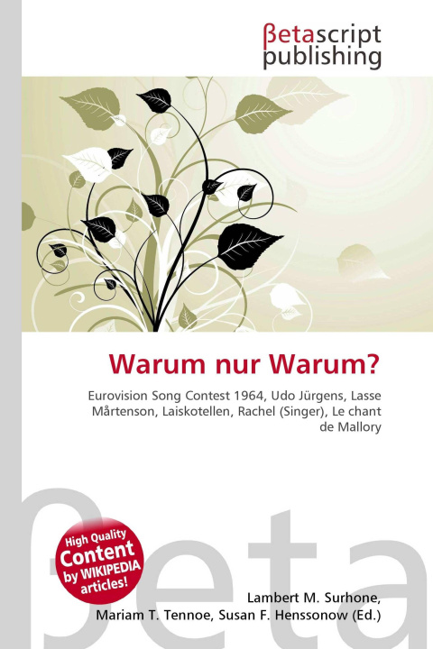 Kniha Warum nur Warum? Mariam T. Tennoe