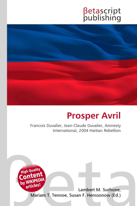Kniha Prosper Avril Mariam T. Tennoe