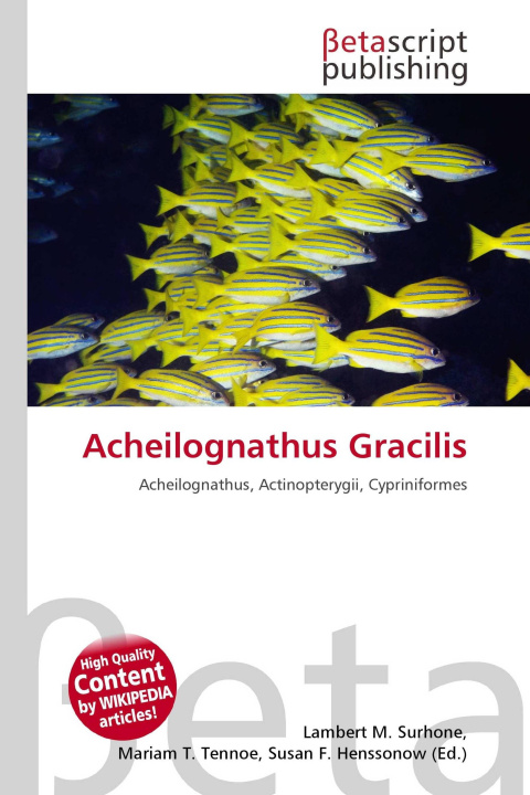 Kniha Acheilognathus Gracilis Mariam T. Tennoe