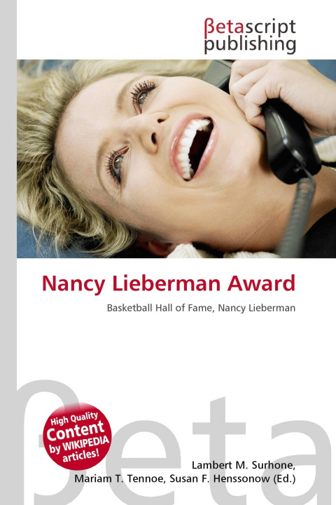 Kniha Nancy Lieberman Award Mariam T. Tennoe
