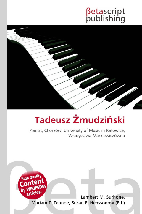 Kniha Tadeusz ¿mudzi¿ski Mariam T. Tennoe