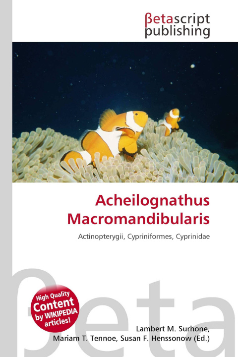 Kniha Acheilognathus Macromandibularis Mariam T. Tennoe