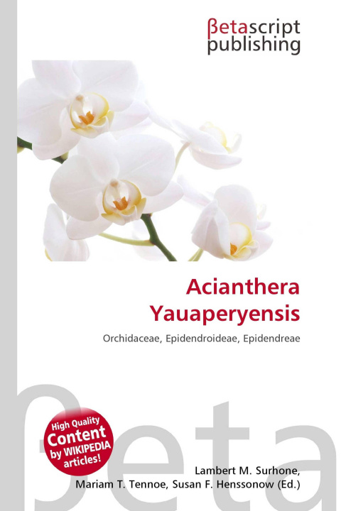 Carte Acianthera Yauaperyensis Mariam T. Tennoe