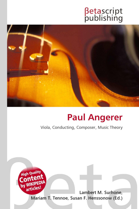 Kniha Paul Angerer Mariam T. Tennoe