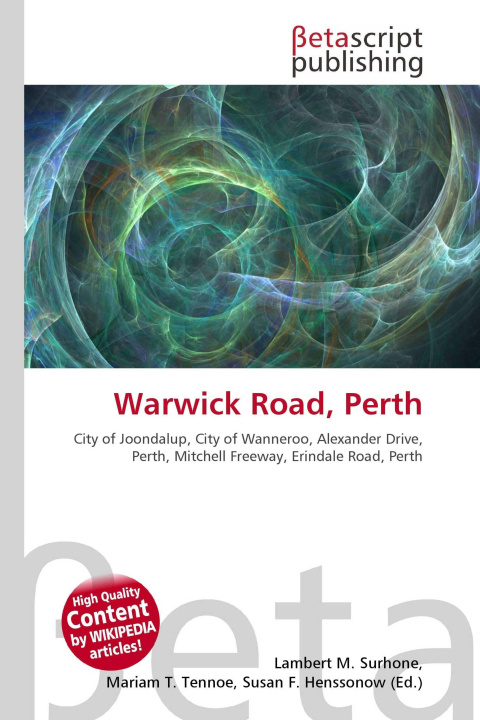 Kniha Warwick Road, Perth Mariam T. Tennoe