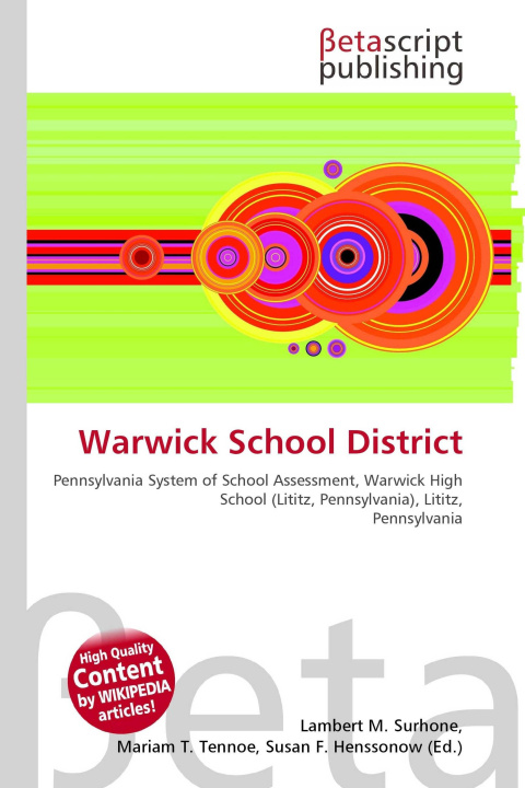 Kniha Warwick School District Mariam T. Tennoe