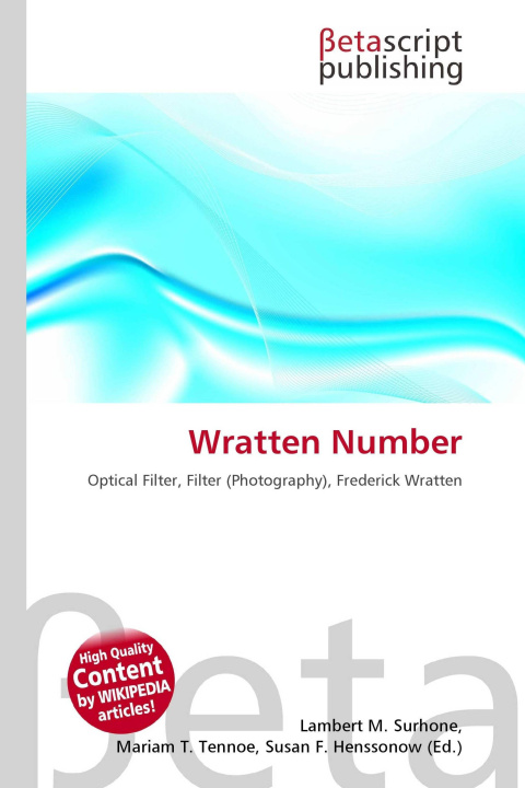 Kniha Wratten Number Mariam T. Tennoe