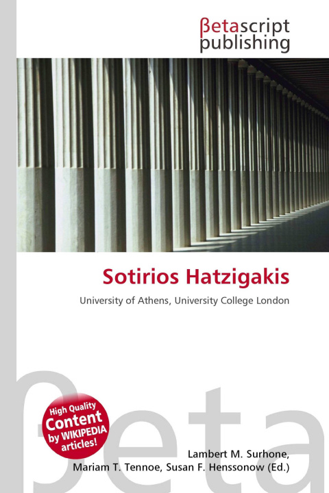 Kniha Sotirios Hatzigakis Mariam T. Tennoe