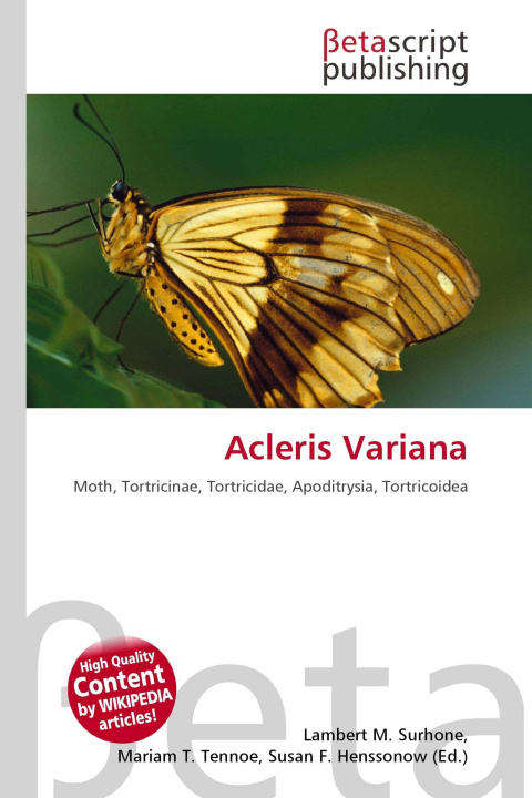 Kniha Acleris Variana Mariam T. Tennoe