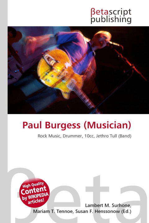 Kniha Paul Burgess (Musician) Mariam T. Tennoe