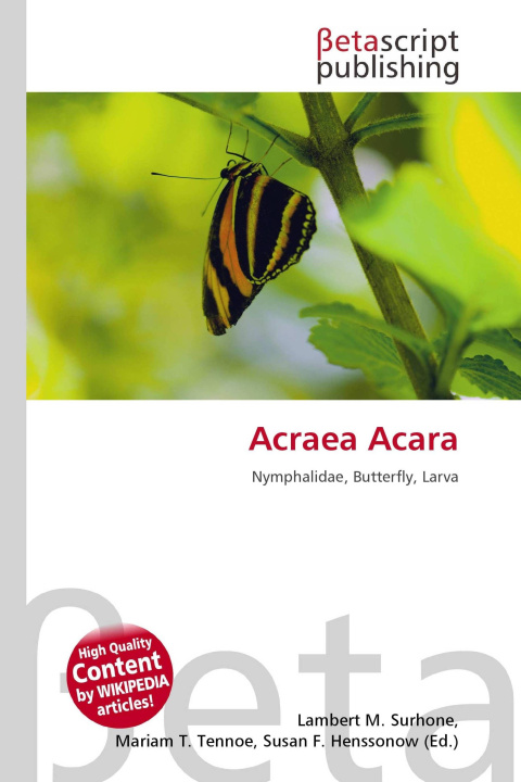 Kniha Acraea Acara Mariam T. Tennoe