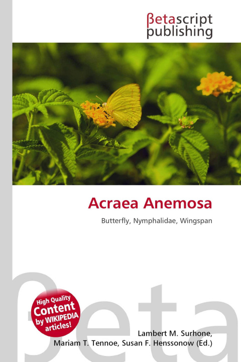 Kniha Acraea Anemosa Mariam T. Tennoe