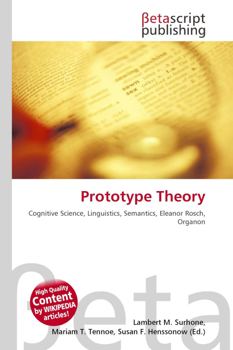 Kniha Prototype Theory Mariam T. Tennoe