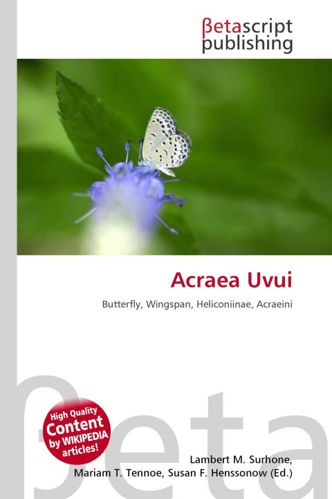 Kniha Acraea Uvui Mariam T. Tennoe