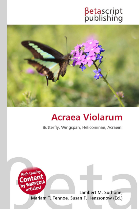 Kniha Acraea Violarum Mariam T. Tennoe