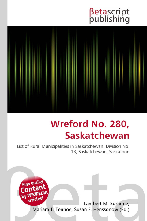 Kniha Wreford No. 280, Saskatchewan Mariam T. Tennoe