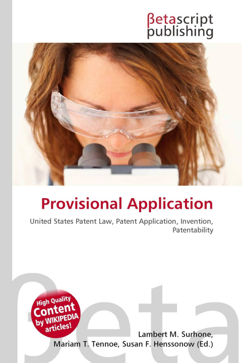 Könyv Provisional Application Mariam T. Tennoe
