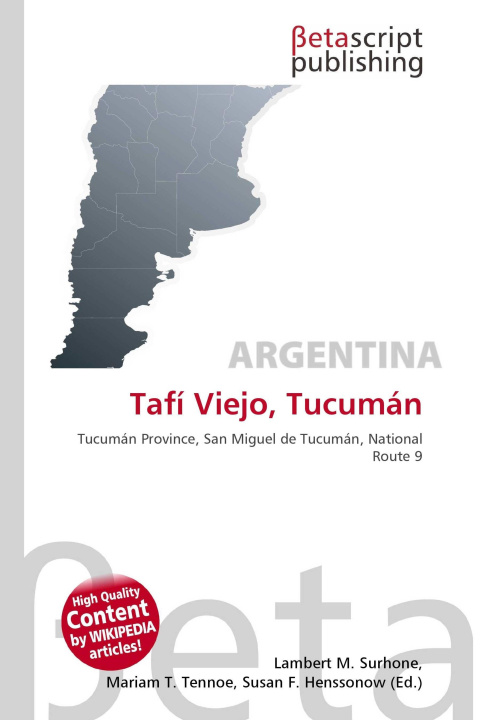 Kniha Tafí Viejo, Tucumán Mariam T. Tennoe