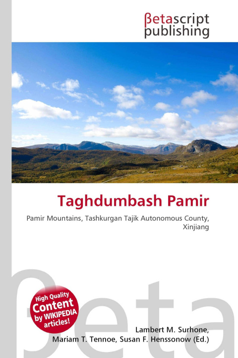 Kniha Taghdumbash Pamir Mariam T. Tennoe