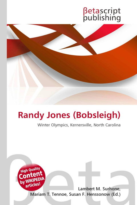 Kniha Randy Jones (Bobsleigh) Mariam T. Tennoe