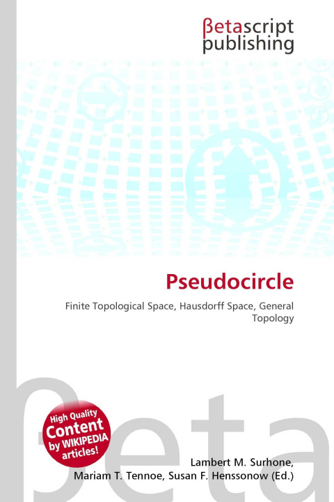 Kniha Pseudocircle Mariam T. Tennoe