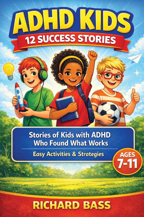 Kniha ADHD Kids 12 Success Stories Richard Bass