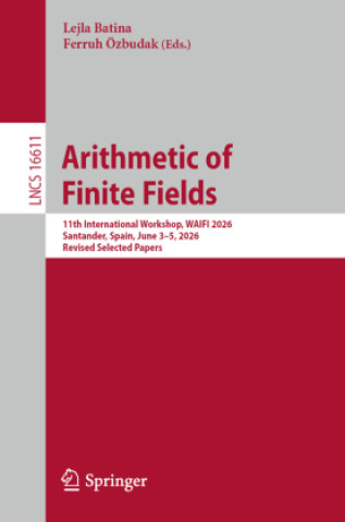 Knjiga Arithmetic of Finite Fields Lejla Batina