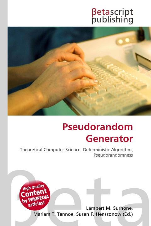 Könyv Pseudorandom Generator Mariam T. Tennoe