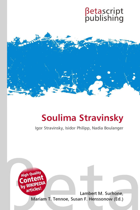 Kniha Soulima Stravinsky Mariam T. Tennoe
