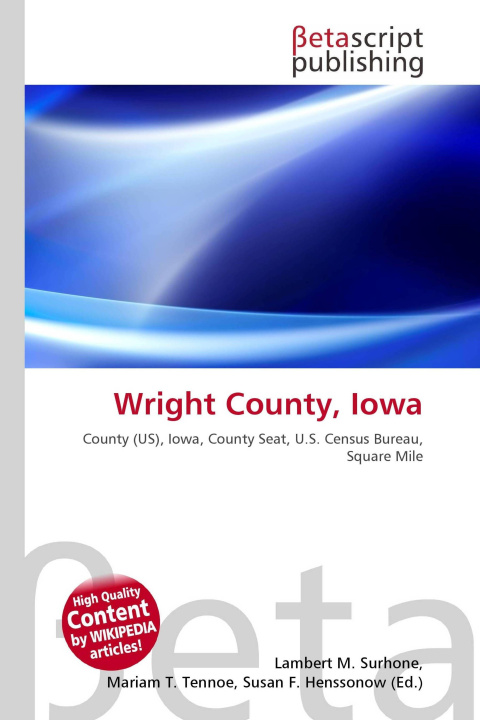 Kniha Wright County, Iowa Mariam T. Tennoe