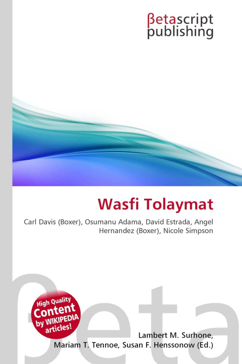Kniha Wasfi Tolaymat Mariam T. Tennoe