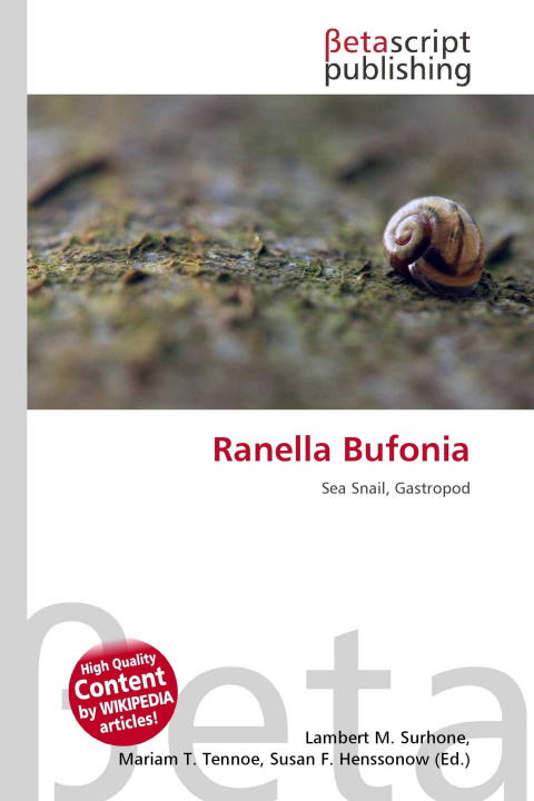 Kniha Ranella Bufonia Mariam T. Tennoe