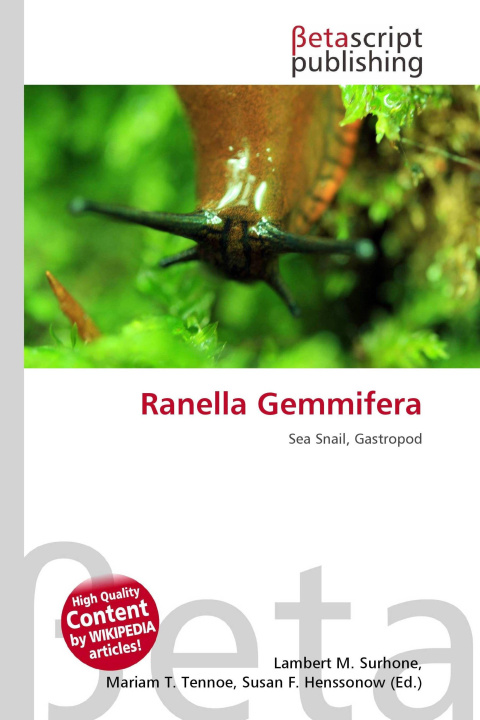 Kniha Ranella Gemmifera Mariam T. Tennoe
