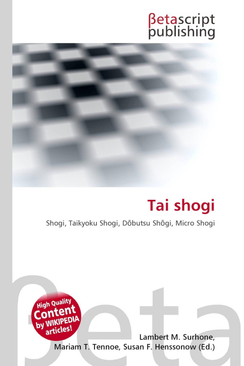 Kniha Tai shogi Mariam T. Tennoe