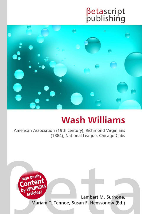 Kniha Wash Williams Mariam T. Tennoe
