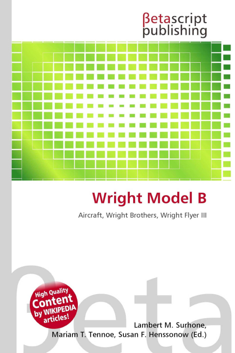 Kniha Wright Model B Mariam T. Tennoe