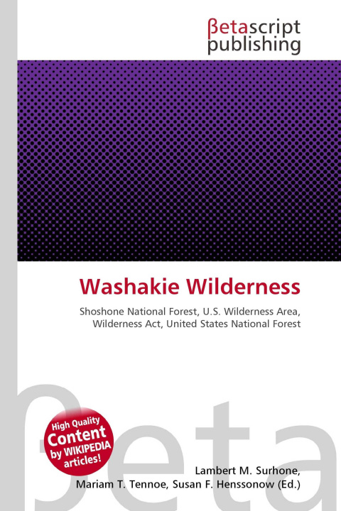 Kniha Washakie Wilderness Mariam T. Tennoe