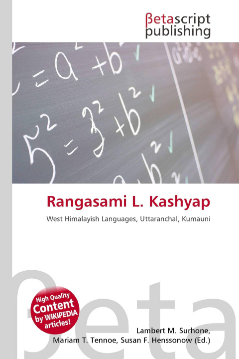 Kniha Rangasami L. Kashyap Mariam T. Tennoe