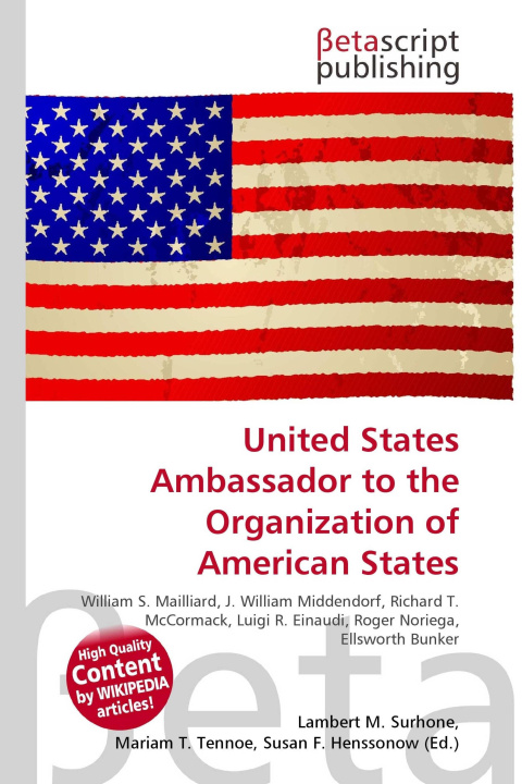 Kniha United States Ambassador to the Organization of American States Mariam T. Tennoe