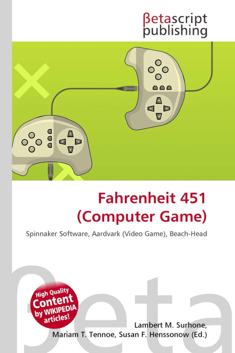 Kniha Fahrenheit 451 (Computer Game) Mariam T. Tennoe