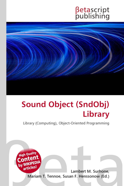 Kniha Sound Object (SndObj) Library Mariam T. Tennoe