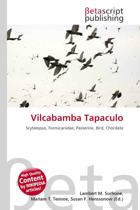 Kniha Vilcabamba Tapaculo Mariam T. Tennoe