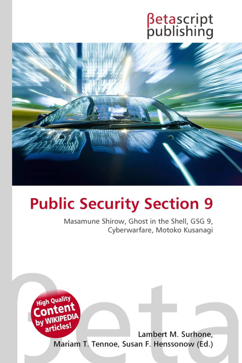 Könyv Public Security Section 9 Mariam T. Tennoe