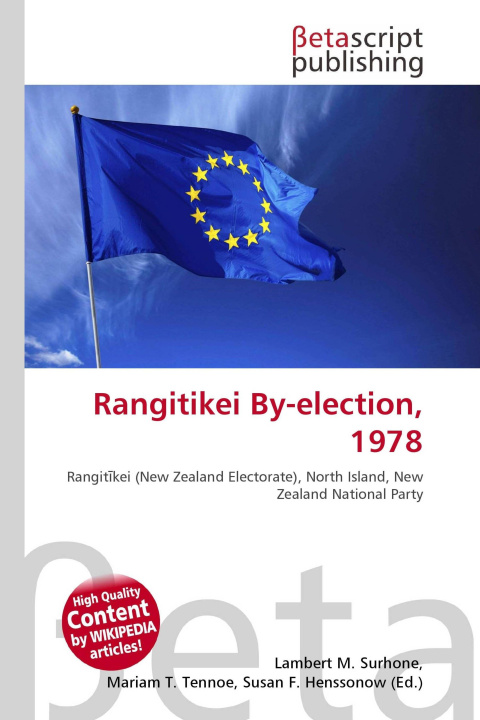 Kniha Rangitikei By-election, 1978 Mariam T. Tennoe